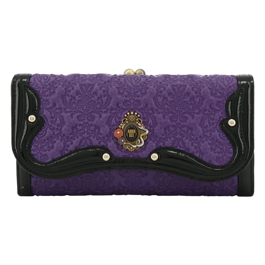 Amazon.co.jp: ANNA SUI 316110 Serpent Long Wallet, Genuine